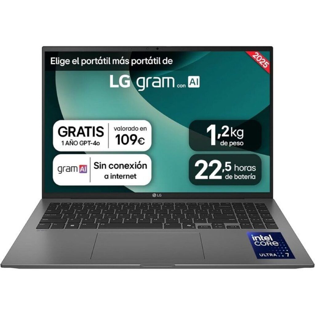 Laptop LG 16ZD90T-G.AX78B 16" 16 GB RAM 1 TB SSD Qwerty Spaans