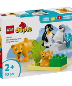 Lego Duplo 10442 Families van Wilde Dieren Pinguïns en Leeuwen