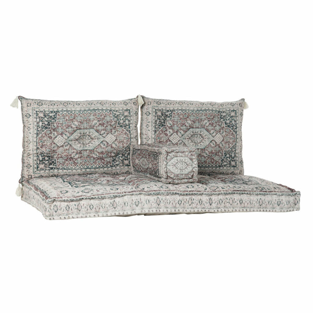Leunstoel DKD Home Decor 8424001817504 Groen Multicolour 155 x 76 x 65 cm
