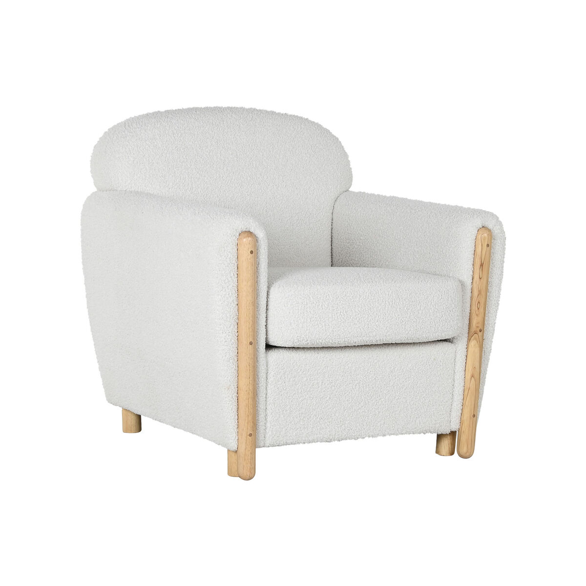 Leunstoel Home ESPRIT Wit 81 x 78 x 82 cm
