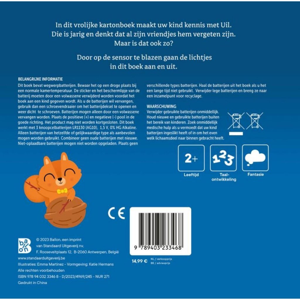 Lichtjesboek Uil is Jarig - Afbeelding 2