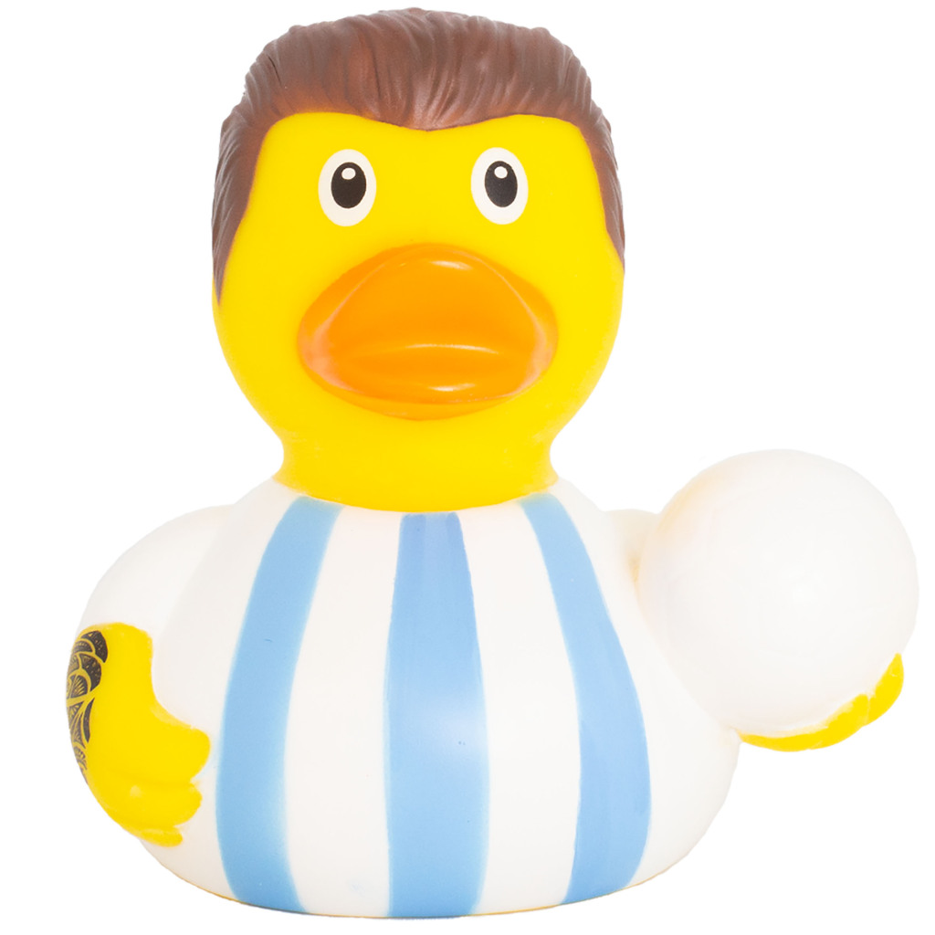 Lilalu Voetbal Badeend Blauw/Wit - Afbeelding 2