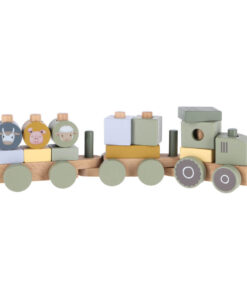 Alternative view of Little Dutch Farm Houten Blokkentrein Tractor