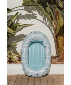 Little Dutch Ocean Dreams Opblaasboot 100x67 cm Blauw - Afbeelding 3