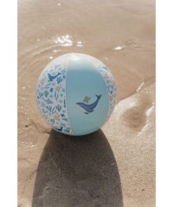 Little Dutch Ocean Dreams Strandbal 35 cm Blauw - Afbeelding 3