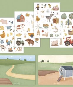 Alternative view of Little Dutch Raamstickers Boerderij