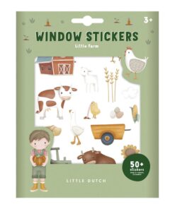 Little Dutch Raamstickers Boerderij