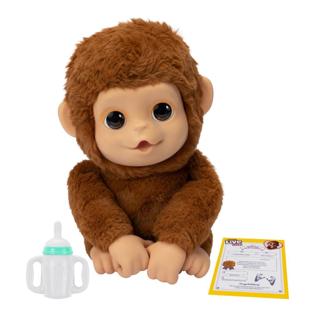 Little Live Pets Mijn Baby Aap + Geluid - Afbeelding 2