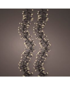 Alternative view of Lumineo LED Cluster 588 LEDs 550 cm Zwart Soft Gold Licht