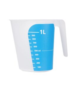 Maatbeker 1000L Blauw/Wit