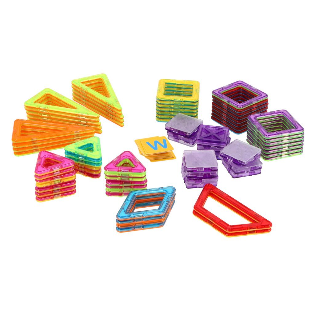 Magnetische Tegels Diverse Vormen 77-delig - Afbeelding 2