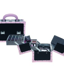 Make-Up Koffer Zwart/Roze