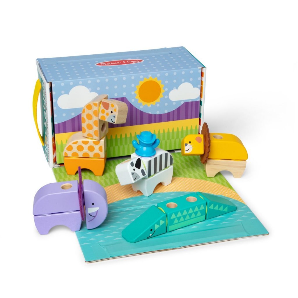 Melissa & Doug Blockables Safari Set 34-delig - Afbeelding 3