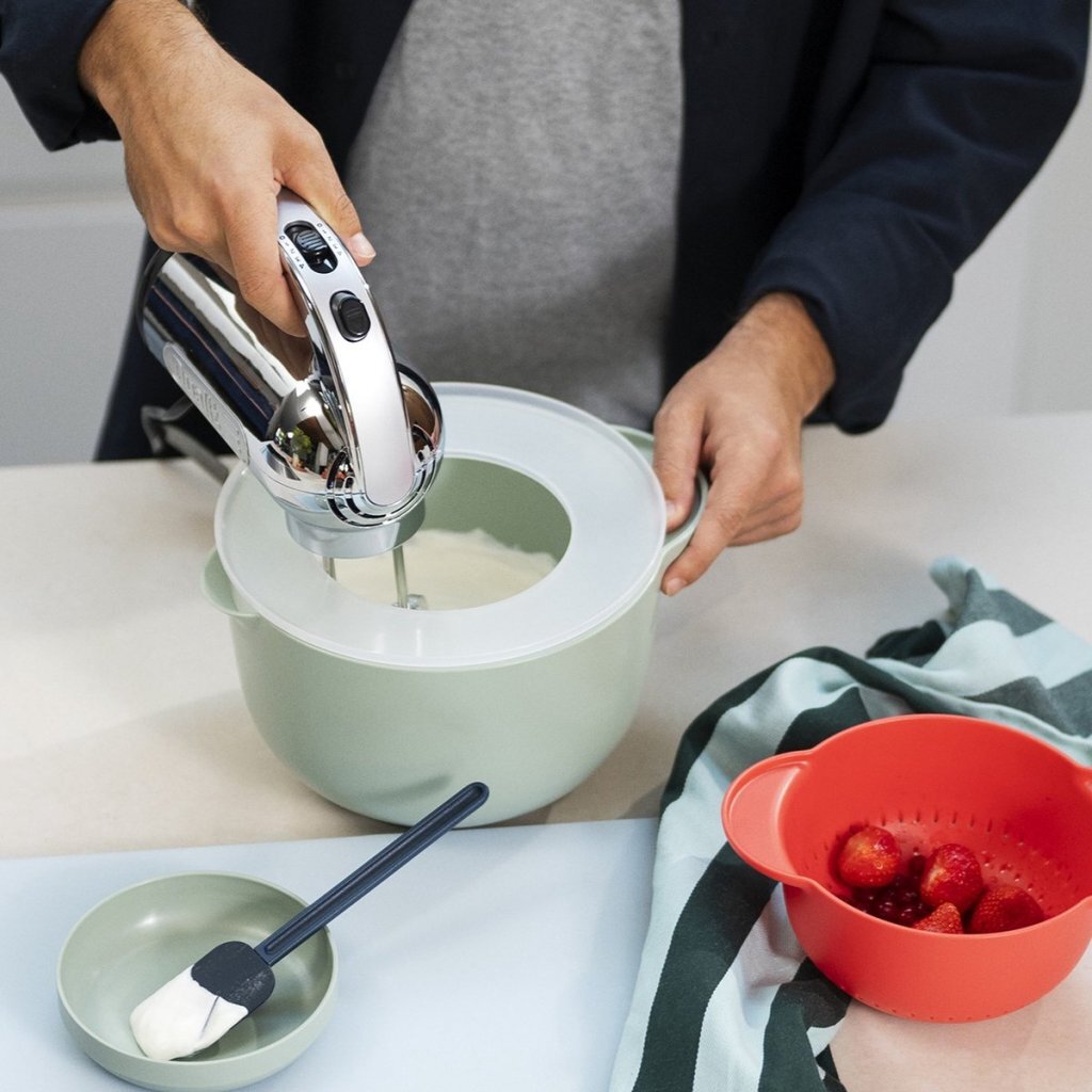 Mepal Beslagkom met Spatdeksel 3L Beige - Afbeelding 3