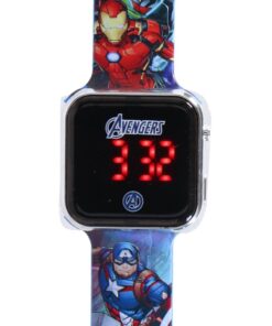 Mervel LED Horloge Avengers Blauw - Afbeelding 2