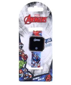 Mervel LED Horloge Avengers Blauw - Afbeelding 3