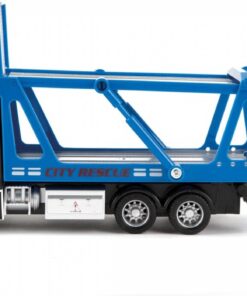 Alternative view of Metal Autotransport Vrachtwagen 1:38 Blauw 12cm