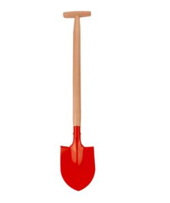 Metalen Schep met Houten Steel 91 cm Assorti