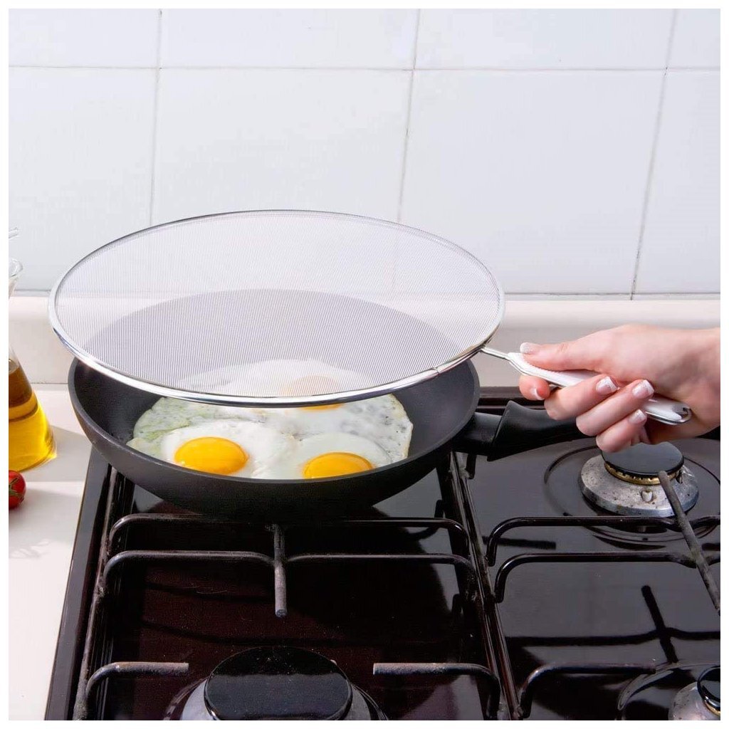Metaltex Anti Spatdeksel 33 cm RVS - Afbeelding 3
