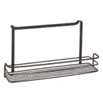 Metaltex Badkamerrekje 34x11x17 cm Zwart