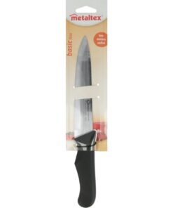 Metaltex Basic Line Kookmes 28 cm Zwart/RVS