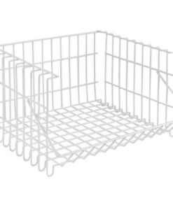 Metaltex Bernina Draadmand Stapelbaar 34x27x20 cm Wit