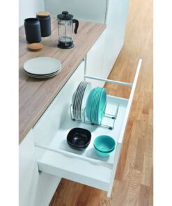 Metaltex Bordenhouder 3 Vakken 16x30x14 cm Zilver - Afbeelding 3