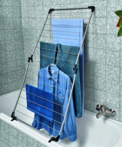 Alternative view of Metaltex Cervino Plus Droogrek voor Badrand 10 m Drooglijn Zilver/Zwart