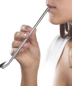 Metaltex Cocktaillelepel Rietjes + Borstel RVS 5-delig - Afbeelding 3