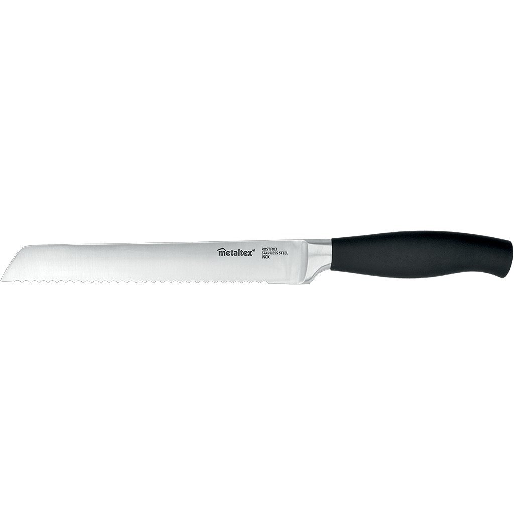 Metaltex Comfort Broodmes 33 cm Zwart/RVS - Afbeelding 2