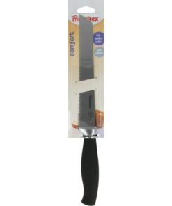 Metaltex Comfort Broodmes 33 cm Zwart/RVS