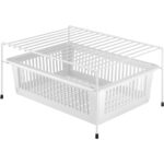 Metaltex Dino Rek + Mand 33x45x20 cm Wit