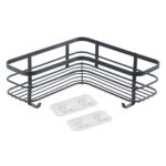 Metaltex Doucherek 25x25x13 cm Zwart/Metaal