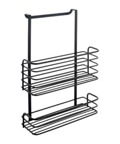 Metaltex Galileo Dubbele Hangmand 26x12x36 cm Mat Zwart/Metaal