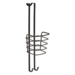 Metaltex Haardrogerhouder 11x12x37 cm Zwart