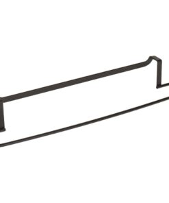 Metaltex Handdoekhouder 38x8x6 cm Zwart