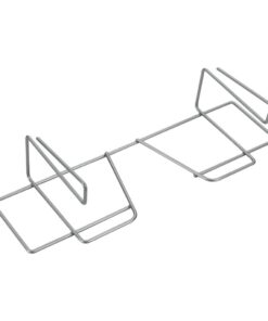 Metaltex Huishoudfoliehouder 33x12x9 cm Zilver