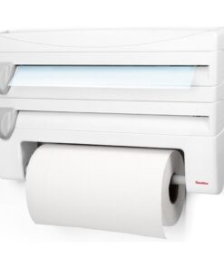 Metaltex Keukenrolhouder met Snijhulp Wit
