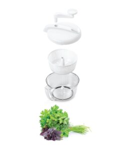 Metaltex Kitchen Helpers Topedo Slacentrifuge Wit/Transparant - Afbeelding 3