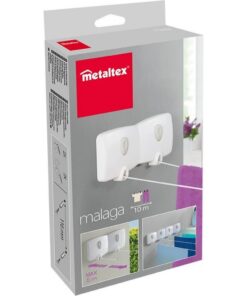 Metaltex Malaga Muurdroogrek Wit - Afbeelding 3