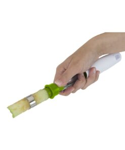 Metaltex Mrs Apple Appelboor Wit/Groen/RVS - Afbeelding 3