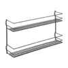 Metaltex Pepito Kruidenrek 2 Etages 36x8x19 cm Zwart