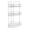Metaltex Reflex Badkamerrek 3 Etages 23x23x53 cm Zilver