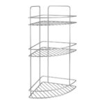 Metaltex Reflex Badkamerrek 3 Etages 23x23x53 cm Zilver