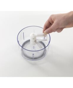 Metaltex Rotomac Revolutionaire Groentehakker Wit/Transparant - Afbeelding 2