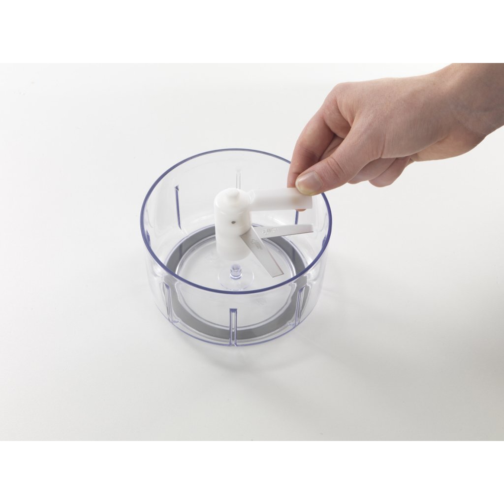 Metaltex Rotomac Revolutionaire Groentehakker Wit/Transparant - Afbeelding 2