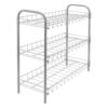 Metaltex Shoe Schoenenrek 3 Etages 64x23x59 cm Zilver