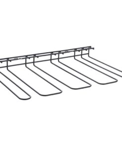 Metaltex Smart Kitchen Wijnglazenrek voor 16 Glazen 44x31x5 cm Zwart