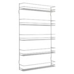Metaltex Space Saver Smart Kitchen Pepito Kruidenrek 5 Etages 36x8x58 cm Zilver