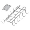 Metaltex Uitschuifbaar Kopjesrek 13x28x5 cm Zilver